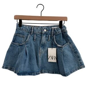 Zara Blue Denim Mini Skirt